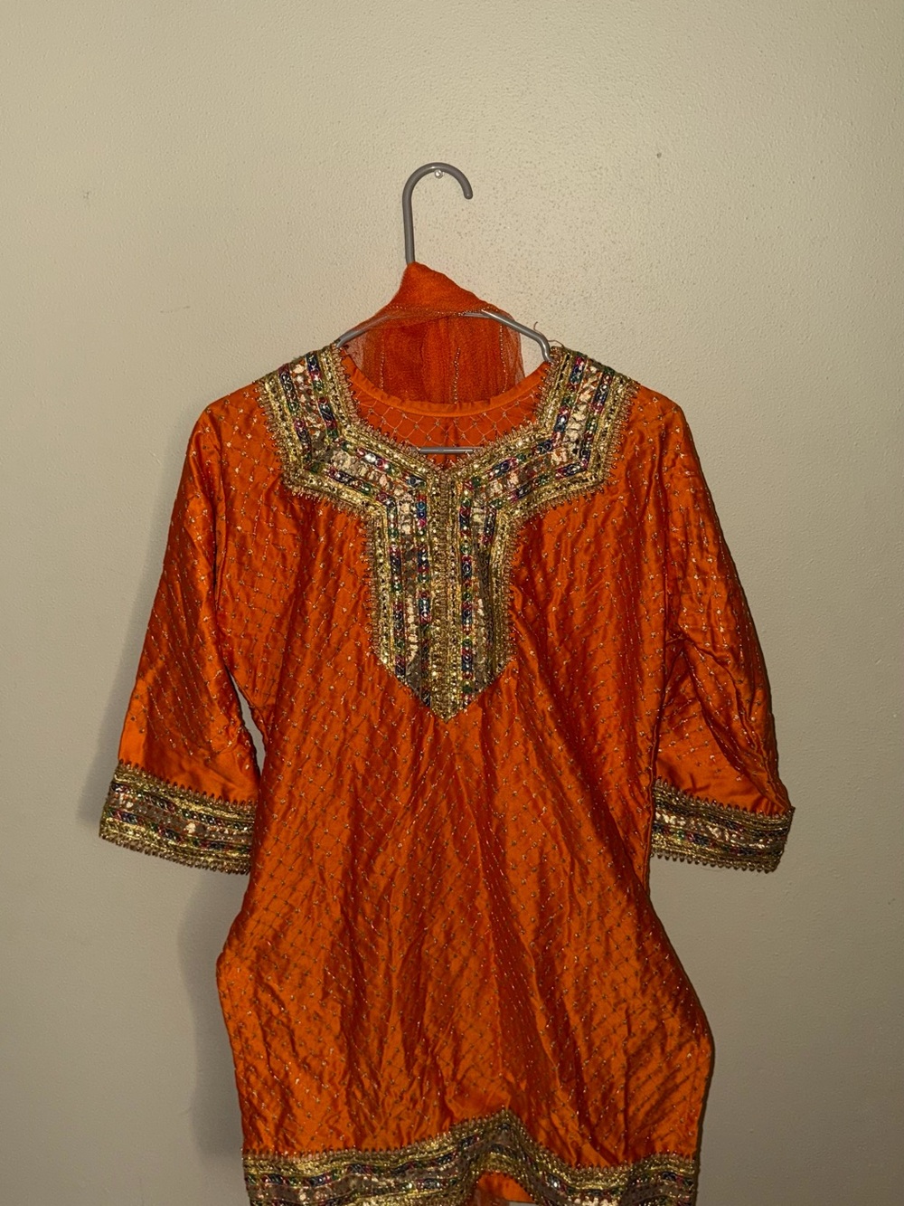 3 piece colorful desi outfit